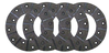 Bremsbelagsatz Ø 165 mm, mit Nieten 5 x 12 mm Stärke 5 mm
