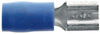 Flachsteckhülse isoliert, blau 4,8 x 0,8 mm (100 Stück)