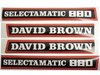 Aufklebersatz David Brown 880 Selectamatic