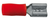 Flachsteckhülse isoliert, rot 4,8 x 0,8 mm (100 Stück)
